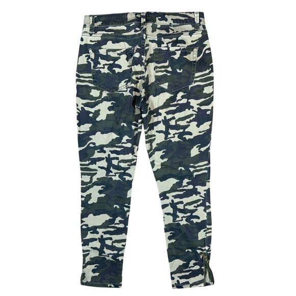 (5 for $25) Forever 21 Skinny Ankle Camo Pants Zipper Pockets + Ankle Size 27 - Picture 2 of 6
